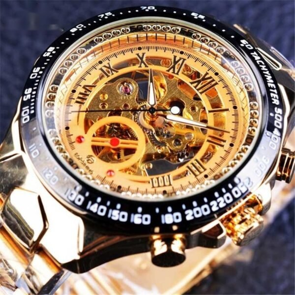 Luminous Pointer Waterproof Manual Mechanical Watch - Image 6