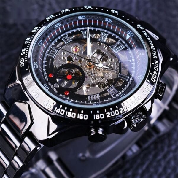 Luminous Pointer Waterproof Manual Mechanical Watch - Image 7