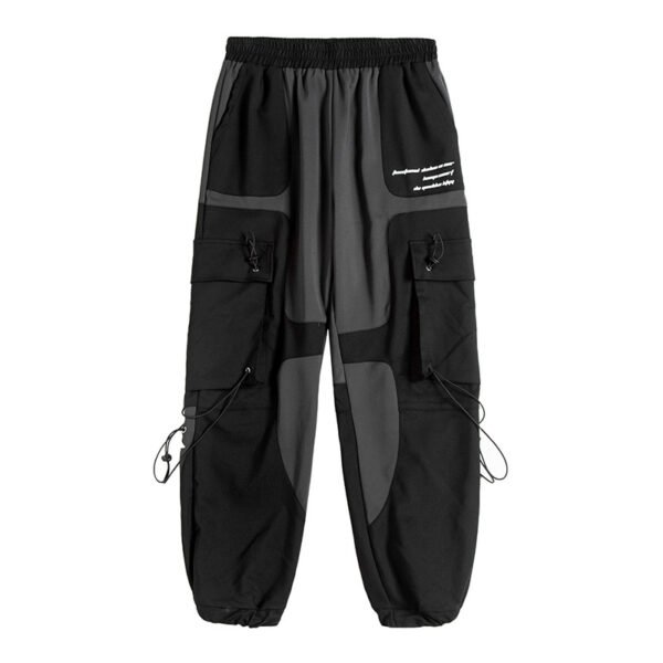 Fashion Trend Functional Wind Overalls Men's Black Tide Brand Student Harem Pants - Image 4