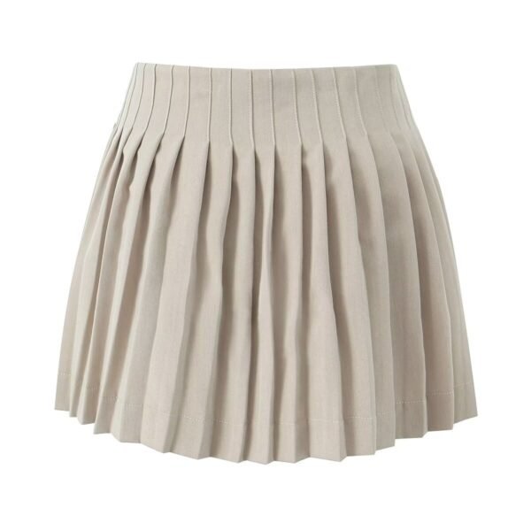 American Retro High Waist Lace-up Skirt - Image 5