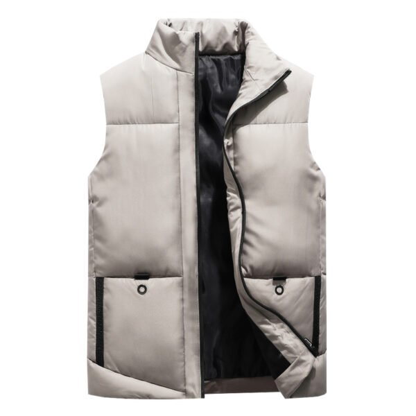 Autumn Men's Casual Cotton Vest Warm - Image 4