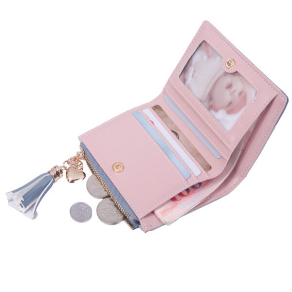 Wallet Ladies Fashion Japanese And Korean Small Buckle Wallet - Image 6