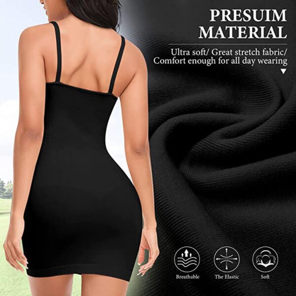 Corset Sling Bottoming Waist-tight Hip-wrapped One-piece Plus Size Dress - Image 5