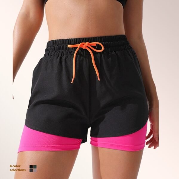 Anti-exposure Drawstring Three-point Fitness Sports Pants