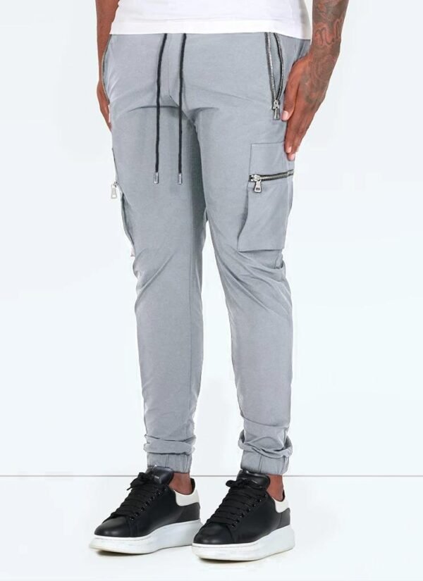 Sports Casual Slim-fit Cargo Pants With Large Pockets - Image 4