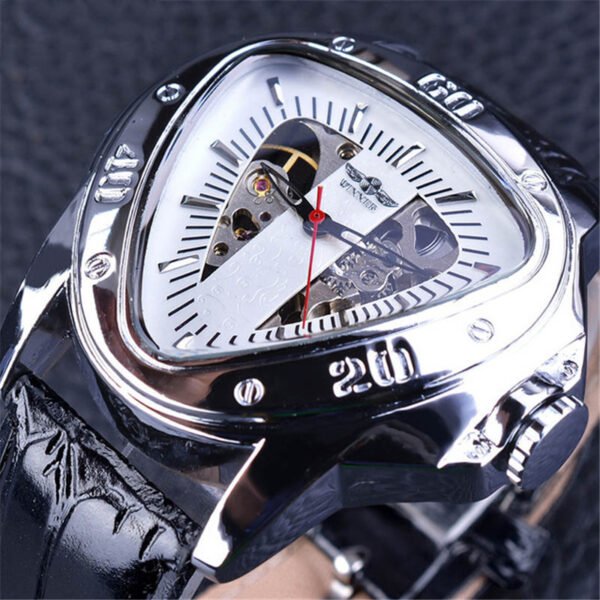 Men's Fashion Casual Hollow Triangle Large Dial Automatic Mechanical Watch - Image 6