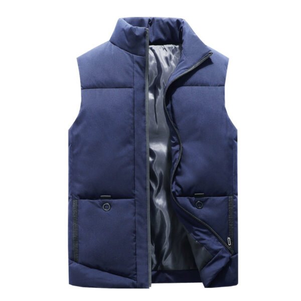 Autumn Men's Casual Cotton Vest Warm - Image 3