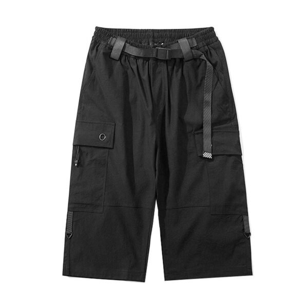 Men's And Women's Workwear Cropped Trousers Loose Wide-leg Shorts - Image 3